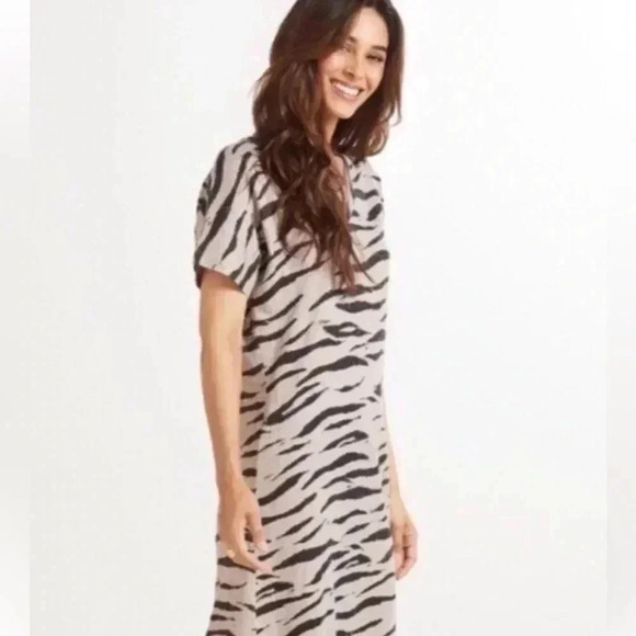 Rails Ren Maxi Dress Beige Tiger Size Small - Picture 1 of 8